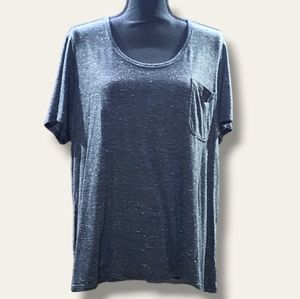 Faded Glory Short Sleeve Tee in Gray